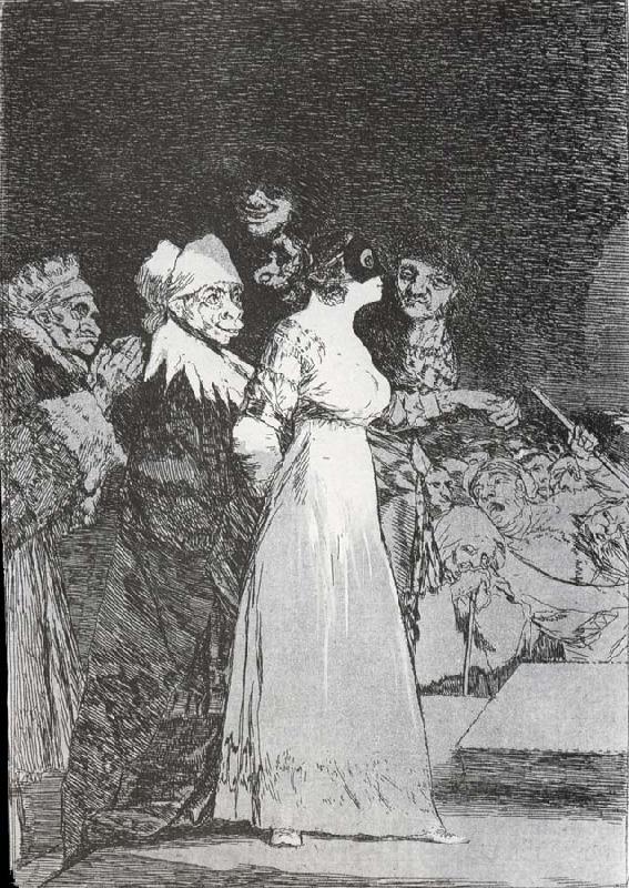 Francisco Goya El si pronuncian y la mano Alargan al primero que llega